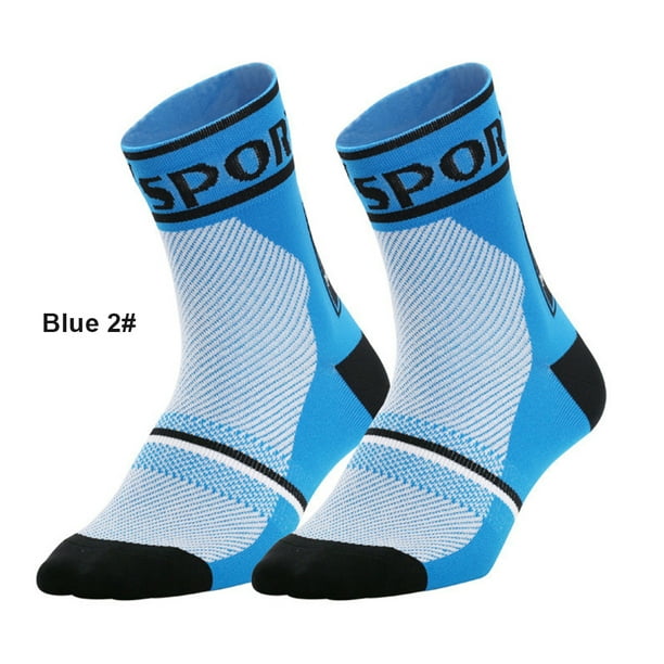 Details about / High Knee Cycling Socks Breathable Sock Outdoor Road Bike Sports Racing Running